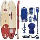 SUP-Board Skiffo Rivage Lava 11.0 SUP Board aufblasbar 2in1 Paddle Kajak Set