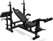 VirtuFit Hantelbank VirtuFit Multifunktionale Hantelbank Deluxe mit Ablage und