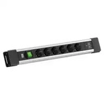 Bachmann CONNECTUS 6xCEE7/3 1xSchalter Steckdosenleiste (Kabell&auml;nge 2 m),...