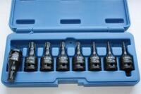 Boni-Shop Steckschl&uuml;ssel Schlagschrauber N&uuml;sse Set, 8-teilig, Ribe M4-M14, 1/2