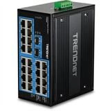 Trendnet TI-G262 DIN-Rail Switch Netzwerk-Switch (26-Port Industrial Gigabit)