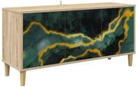 vidaXL TV-Schrank TV-Schrank WIJHE 102 x 33 x 50 cm Sonoma Holzwerkstoff (1-St)
