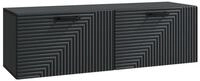 vidaXL TV-Schrank 98 x 31 x 30 cm Wandmontierter TV-Schrank Schwarz 98x31x30 cm