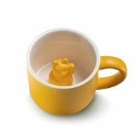 Donkey Products Tasse Maneki Neko Lucky Mug Gelb, Porzellan