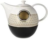Goebel Teekanne Lotus - Blume des Lebens Teekanne mit St&ouml;vchen, 1200 l, (1x