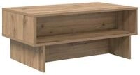 vidaXL Couchtisch Couchtisch Artisan-Eiche 80 x 46 x 35 cm Holzwerkstoff (1-St)