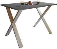 VCM Esstisch K&uuml;chentisch Xona H. 76 x B. 140 x T. 50 cm, Premium Holz Esstisch