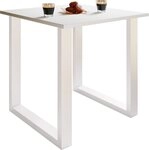 VCM Esstisch K&uuml;chentisch Xona H. 76 x B. 80 x T. 50 cm, Premium Holz Esstisch