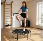 SPORTNOW Fitnesstrampolin Mini Trampolin mit leise Gummiseilfederung Trampolin...