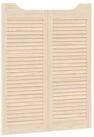 vidaXL Zimmert&uuml;r 100 x 40 cm Schwingt&uuml;ren 2er Set Natur Massives Kiefernholz