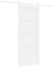 vidaXL Zimmert&uuml;r 83 x 202 cm Schiebet&uuml;r ORKDAL Wei&szlig; 83x202 cm Massives...