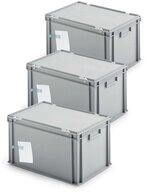 BRB-Lagertechnik Aufbewahrungsbox BRB 3x Ordner-Archivboxen, f&uuml;r je 7 Ordner...