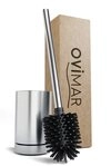 ovimar WC-Reinigungsb&uuml;rste, (1-tlg), aus Edelstahl in Silber zur