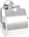 bremermann Toilettenpapierhalter Bad-Serie PIAZZA - mit Blende, Edelstahl matt