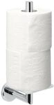 bremermann Toiletten-Ersatzrollenhalter Bad-Serie LUCENTE - mit Glasboden, aus...