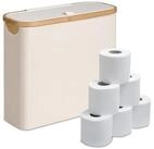 relaxdays Toiletten-Ersatzrollenhalter Toilettenpapier Aufbewahrung 12 Rollen,...