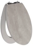 Primaster WC-Sitz Primaster WC-Sitz mit Absenkautomatik Betonoptik, Abnehmbar