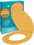 Calmwaters WC-Sitz Original, Premium, Made in EU, Absenkautomatik, bis 250 kg,