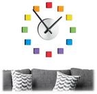 relaxdays Wanduhr DIY bunt