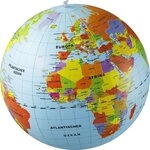 Politischer Globus, Wasserball, aufblasbar / diverse