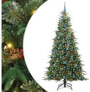 vidaXL K&uuml;nstlicher Weihnachtsbaum K&uuml;nstlicher klappbarer Weihnachtsbaum Gr&uuml;n...
