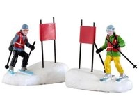 LeMax Winterlandschaft Lemax 22130 &ndash; Slalom Stars, Vail Village Figuren