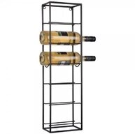 Present Time Weinregal Weinregal Single Metal Matt Black (66x12x18cm)