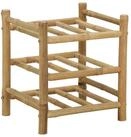 vidaXL Weinregal 32,5 x 29,5 x 36 cm Weinregal Natur 32,5x29,5x36 cm Bambus