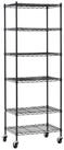 PROREGAL&reg; Standregal Gitterregal HADES mit Rollen