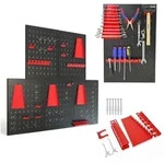 PROREGAL&reg; Lochwand Lochwand Set ARES 40x60cm mit Haken & Halterungen...