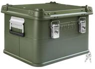 Trucky Allzweckkiste Auswahl 30-140 L Aluminium Box mit Deckel Gr&uuml;n Alukiste