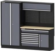 FEISTOS Werkstatt-Set, (1-tlg), pulverbeschichteter Stahl, abschlie&szlig;bare...
