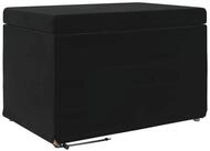 vidaXL Barhocker Hocker Schwarz 61 x 41 x 40 cm Samt und Engineering Holz (1 St)