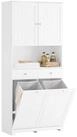 SoBuy Badkommode BZR215, Badezimmerschrank Badschrank Aufbewahrungsschrank...