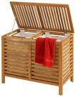 relaxdays W&auml;schesortierer W&auml;schesammler 150 l mit 2 F&auml;chern