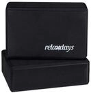 relaxdays Yogablock 10 x Yogablock schwarz, (2-tlg)