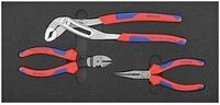 Knipex Werkzeugwagen, (3-tlg), Werkzeugmodul 1/3 Zangen