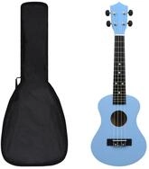 vidaXL Akustikgitarre 23quot Sopran-Ukulele-Set mit Tasche f&uuml;r Kinder Babyblau...