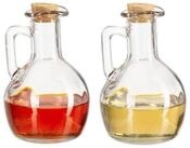 relaxdays &Ouml;lkanne 8 x &Ouml;l- & Essigkanne Glas, 180 l, (8-St)