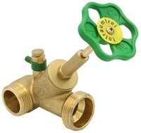 Schl&ouml;sser Absperrventil Abzweig T-Ventil Freistrom DN25 auf 1 x 1 1/2"