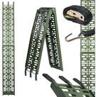 TRUTZHOLM Auffahrrampe klappbar 228 cm Traglast 340 kg Aluminium gelocht