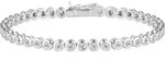 CHRIST Armband CHRIST Damen-Armband 585er Wei&szlig;gold 46 Diamant