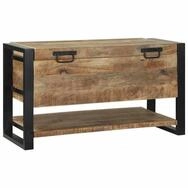 vidaXL Aufbewahrungsbox Aufbewahrungsbox Braun 80 x 35 x 45 cm Massivholz (1 St)
