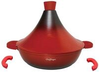 Cheffinger Kochtopf Aluguss Tajine &Oslash;32cm Induktion Silikongriffe Dampfgarer,...
