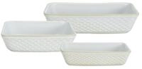 Ritzenhoff & Breker Auflaufform Kiruna Auflaufformen 3er Set, Steingut, (3-St)