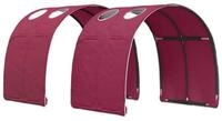 vidaXL Kinderbett 211 x 67,5 x 2 cm Bettunnel 2er Set Rot 211x67,5x2 cm...