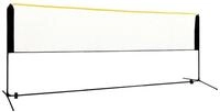 vidaXL Badmintonnetz Badmintonnetz Verstellbar 400x103x94-158 cm Metall