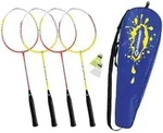 Schildkr&ouml;t Funsports Badmintonschl&auml;ger SK Badminton Set 4-PLAYER in...
