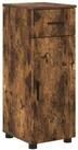 vidaXL Badezimmerspiegelschrank Badezimmerschrank R&auml;uchereiche 30 x 35 x 80 cm