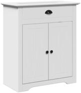vidaXL Badezimmer-Set Waschbeckenunterschrank BODO Wei&szlig; 70x35x80 cm, (1-St)